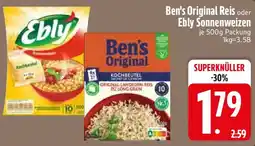Edeka Ben's Original Reis oder Ebly Sonnenweizen Angebot