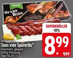 Edeka Wiesbauer Sous vide Spareribs Angebot