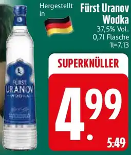 Edeka Fürst Uranov Wodka Angebot