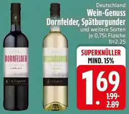 Edeka Deutschland Wein-Genuss Dornfelder, Spätburgunder Angebot