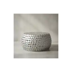 Netto Marken-Discount KADIMA DESIGN Moderner Aluminium Couchtisch in Silber, Unikat handgefertigt, Stilvolles Design Angebot