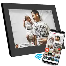 Netto Marken-Discount Denver Frameo digitaler Bilderrahmen PFF-1026, 25cm, 1280x800, schwarz Angebot