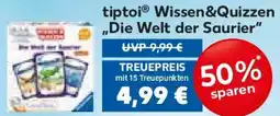 Edeka Ravensburger tiptoi Wissen&Quizzen ,,Die Welt der Saurier" Angebot