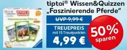 Edeka Ravensburger tiptoi Wissen&Quizzen ,,Faszinierende Pferde" Angebot