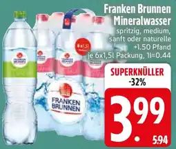 Edeka Franken Brunnen Mineralwasser Angebot