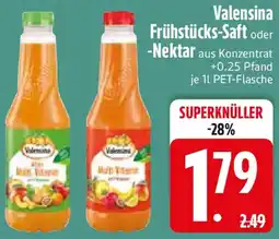 Edeka Valensina Frühstücks-Saft oder Nektar Angebot