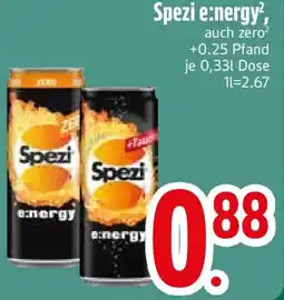 Edeka Spezi e:nergy Angebot