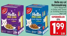 Edeka Gut & Gunstig Hello my cat Katzennahrung Angebot