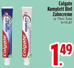Edeka Colgate Komplett 8in1 Zahncreme Angebot