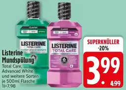 Edeka Listerine Mundspülung Angebot