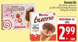Edeka Ferrero Eis Angebot
