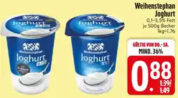 Edeka Weihenstephan Joghurt Angebot