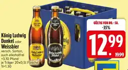 Edeka König Ludwig Dunkel oder Weissbier Angebot