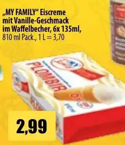 Mix Markt MY FAMILY Eiscreme Angebot