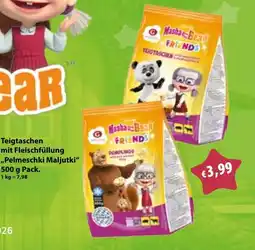 Mix Markt Teigtaschen mit Fleischfüllung ,,Pelmeschki Maljutki" Angebot