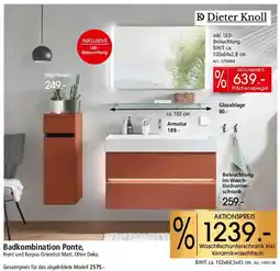 Zurbrüggen Dieter Knoll Badkombination Ponte Angebot