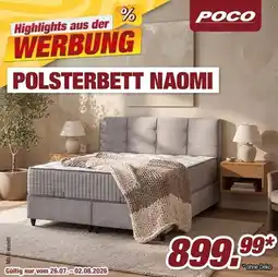 Poco POCO POLSTERBETT NAOMI Angebot