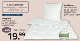 ROLLER Serie Bamboo Steppbett Angebot