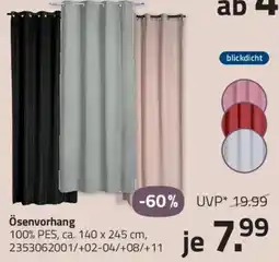 ROLLER Ösenvorhang Angebot