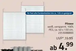 ROLLER Plissee Angebot