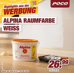 Poco ALPINA RAUMFARBE WEISS Angebot