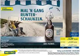 METRO Flensburger Pilsener Angebot