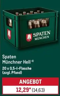 METRO Spaten Münchner Hell Angebot