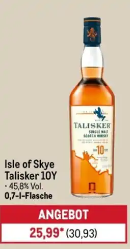 METRO Isle of Skye Talisker 10Y Angebot