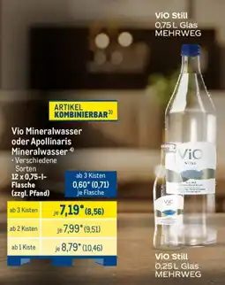 METRO Vio Mineralwasser Angebot