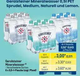 METRO Gerolsteiner Mineralwasser Angebot