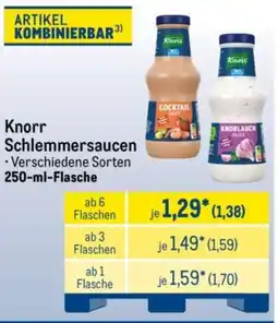 METRO Knorr Schlemmersaucen Angebot