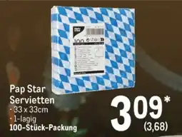METRO Pap Star Servietten Angebot