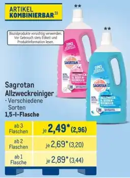 METRO Sagrotan Allzweckreiniger Angebot