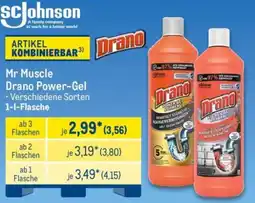 METRO Mr Muscle Drano Power-Gel Angebot