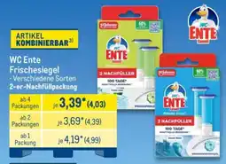 METRO WC Ente Frischesiegel Angebot