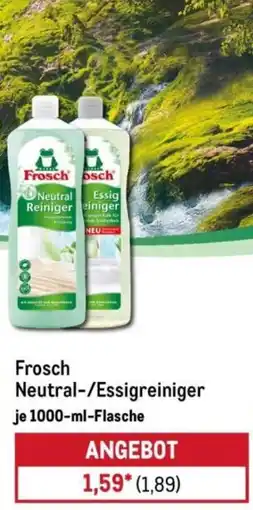 METRO Frosch Neutral-/Essigreiniger Angebot