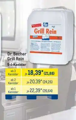 METRO Dr. Becher Grill Rein Angebot