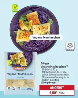 METRO Bürger Vegane Maultaschen Angebot