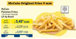 METRO McCain Original Fries 9 mm Angebot