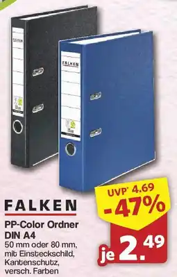 Famila Nord West FALKEN PP-Color Ordner DIN A4 Angebot