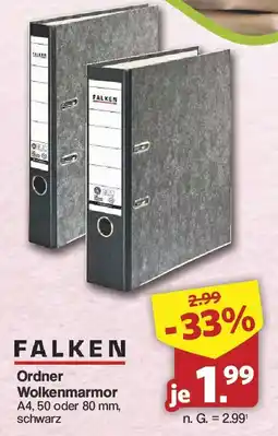 Famila Nord West FALKEN Ordner Wolkenmarmor A4 Angebot