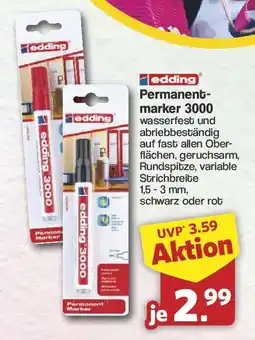 Famila Nord West edding Permanent Marker 3000 Angebot