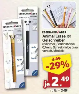 Famila Nord West EBERHARDFABER Animal Erase It! Gelschreiber Angebot