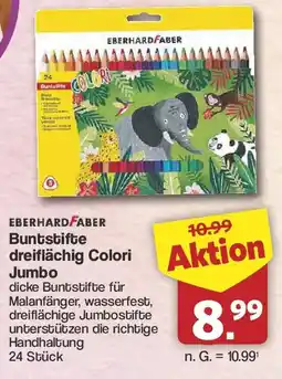 Famila Nord West EBERHARDFABER Buntstifte dreiflächig Colori Jumbo Angebot