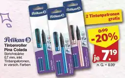 Famila Nord West Pelikan Tintenroller Pina Colada Angebot