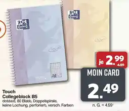 Famila Nord West Touch Collegeblock B5 Angebot