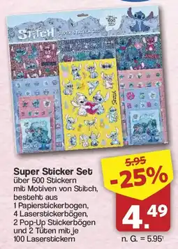 Famila Nord West Super Sticker Set Angebot