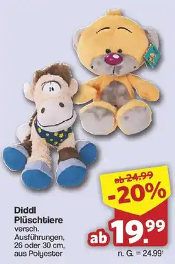 Famila Nord West Diddl Plüschtiere Angebot