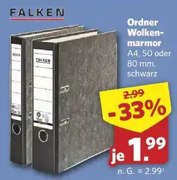 Combi FALKEN Ordner Wolkenmarmor A4 Angebot