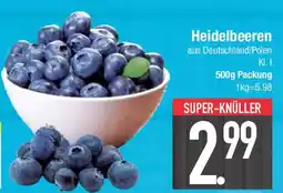 E-Center Heidelbeeren Angebot